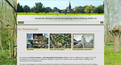 Desktop Screenshot of heimatverein-wickrathberg.de